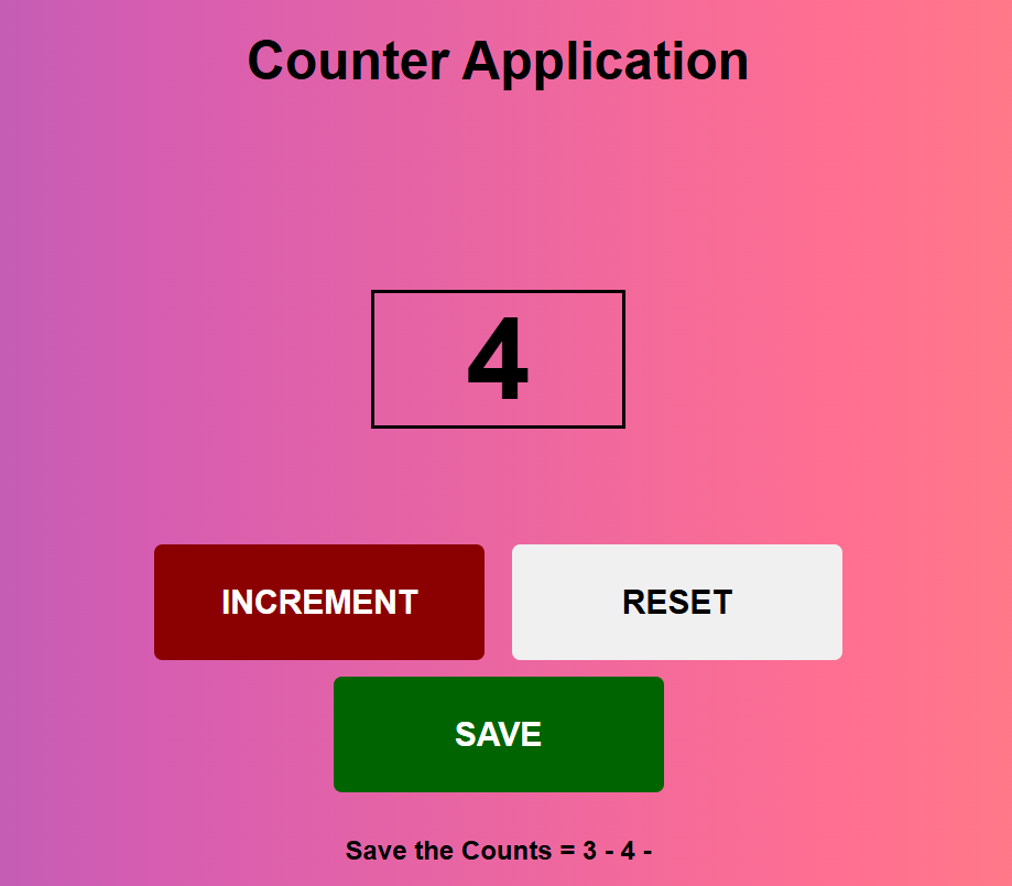 Counter Application